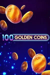 100 golden coins slot logo